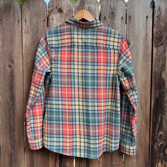 L.L. BEAN Women’s Scotch Plaid Flannel Shirt Relaxed, Washed Buchanan S - Picture 4 of 6